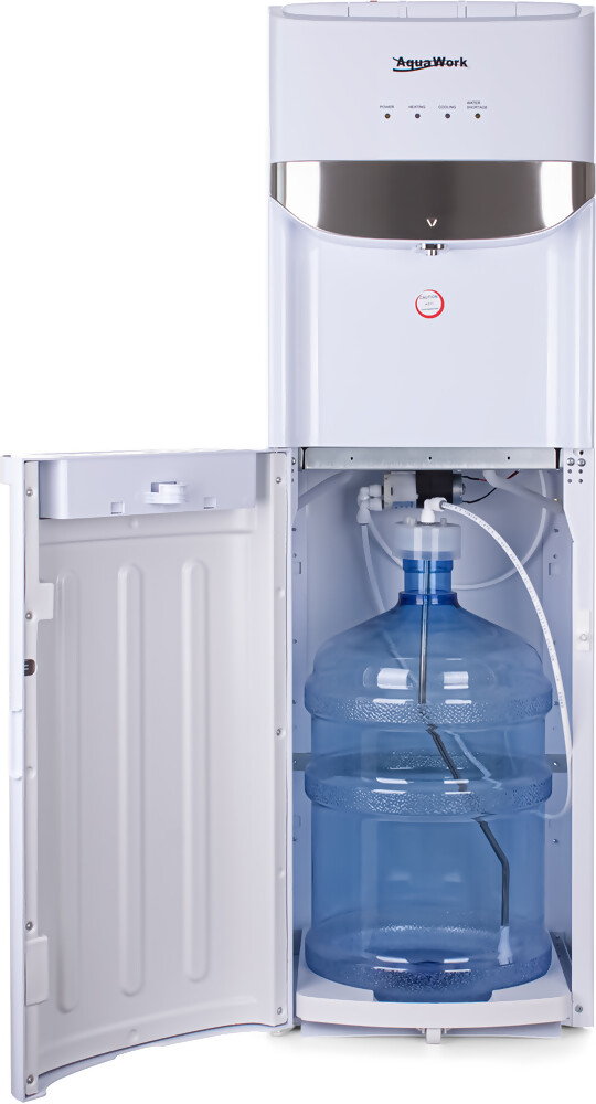 Кулер для воды Aqua Work DR71-T белый с нижней загрузкой бутыли электронный