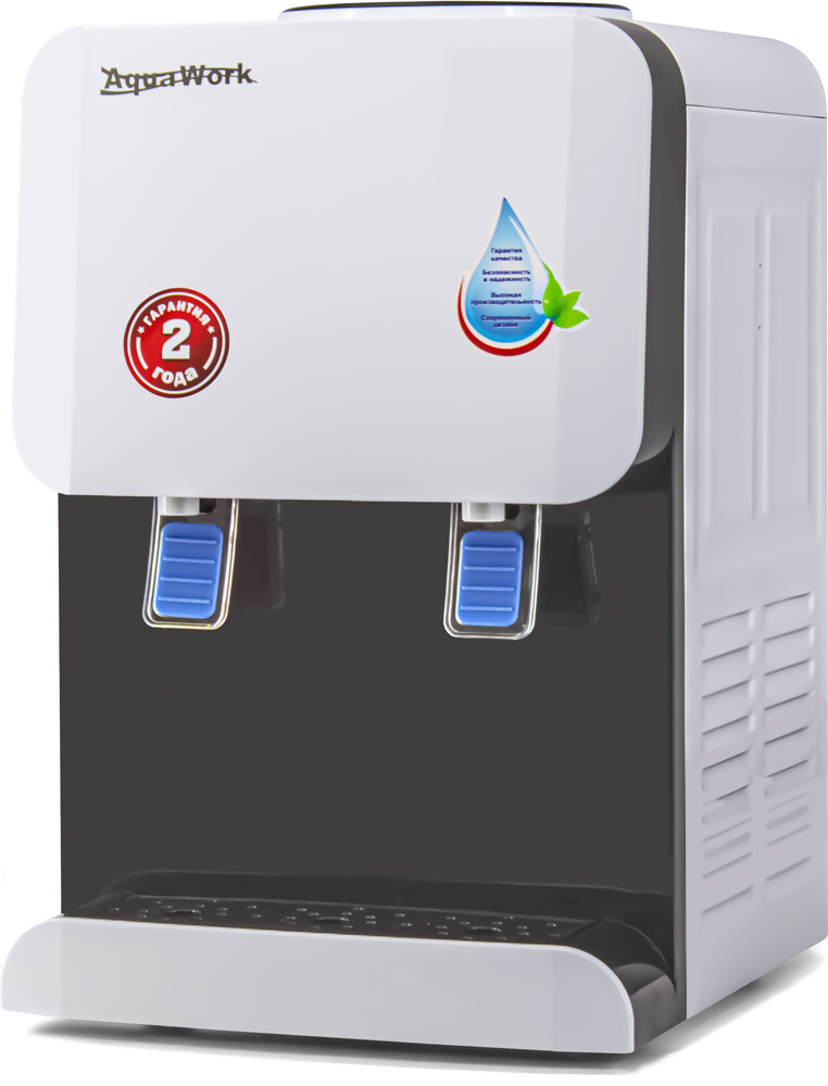 Aqua Work Кулер для воды Водораздатчик Aqua Work 105-TWR бело-черный без охлаждения