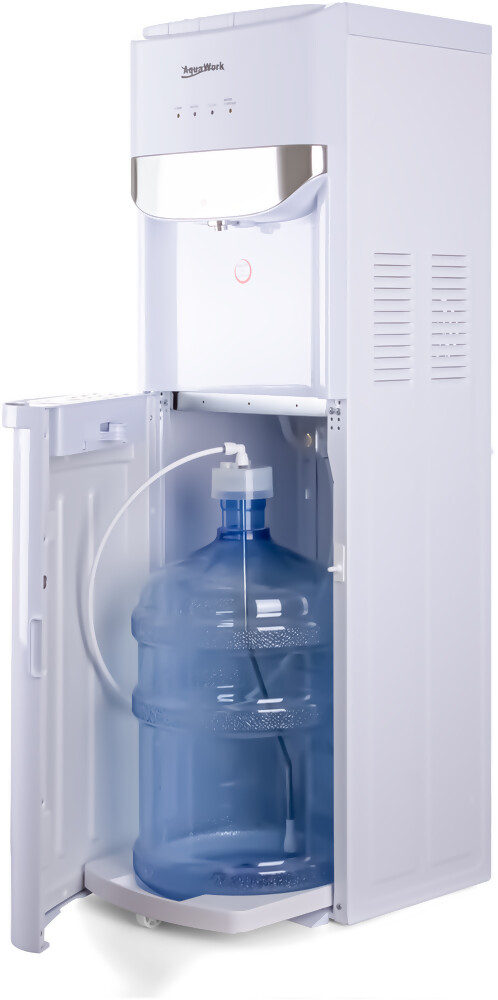 Кулер для воды Aqua Work DR71-T белый с нижней загрузкой бутыли электронный