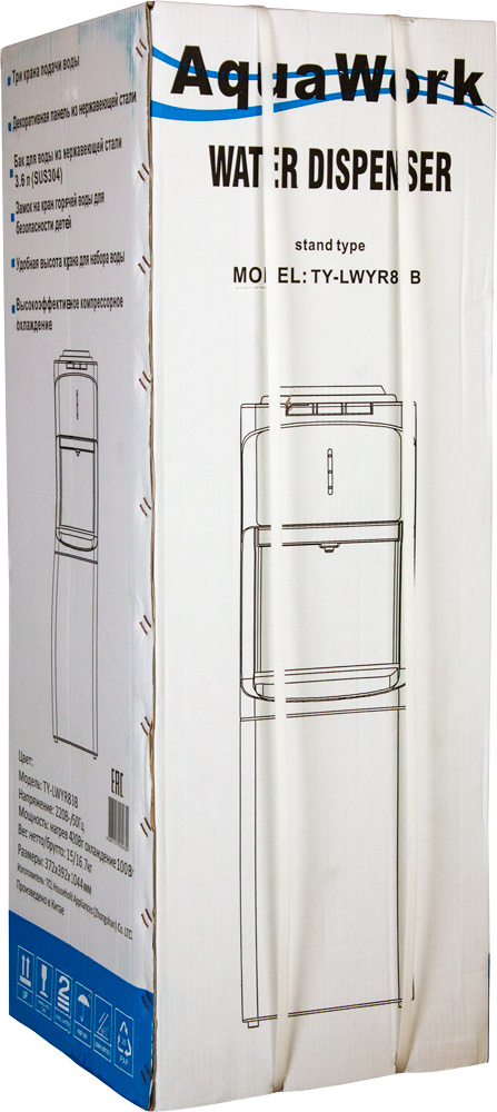 Aqua Work Кулер для воды Aqua Work R83-B белый с холодильником компрессорный