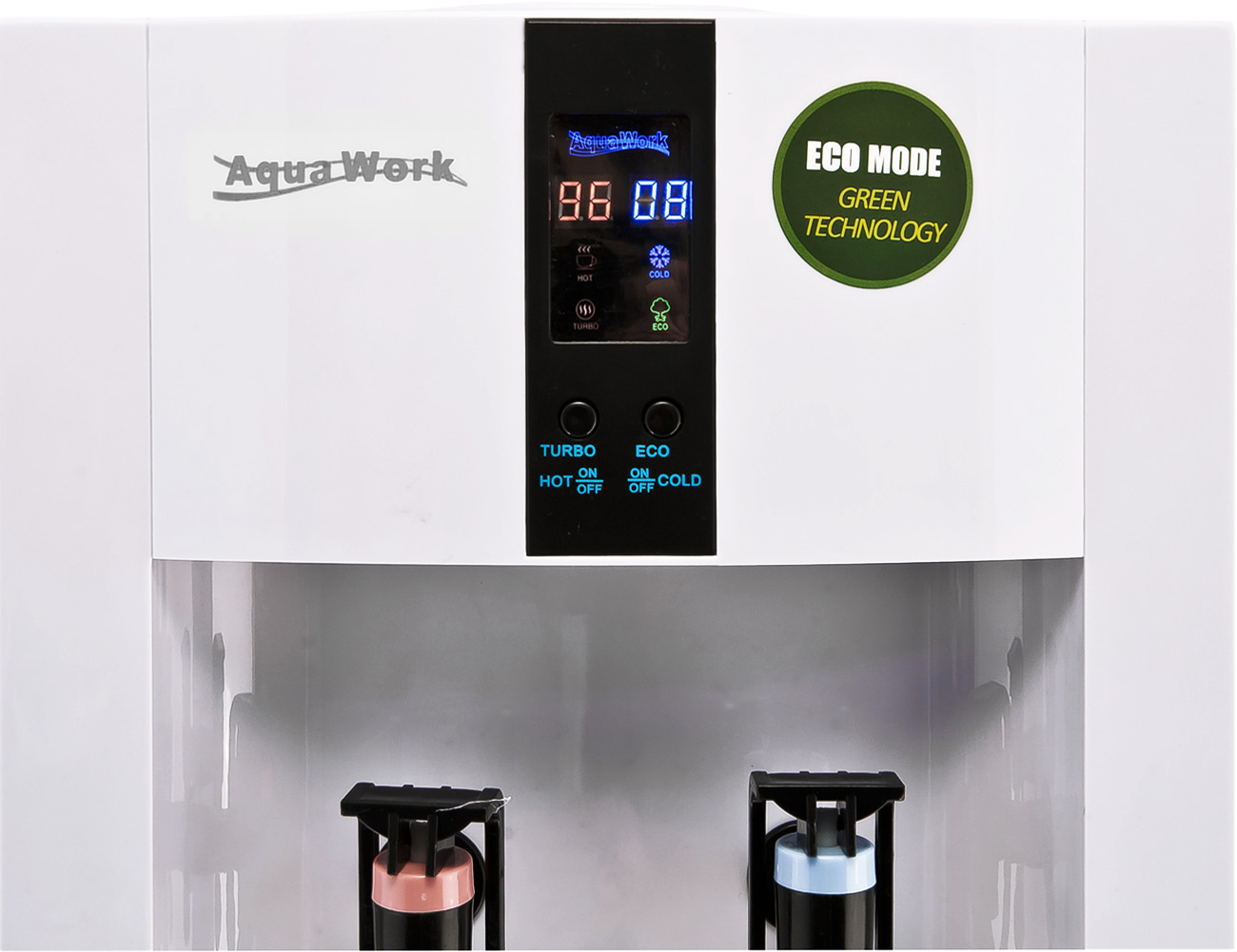 Кулер для воды Aqua Work 16-LD/EN-ST белый электронный с системой турбонагрева