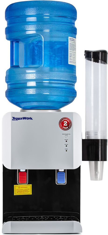 Aqua Work Кулер для воды Aqua Work 105-TKR серебро без охлаждения