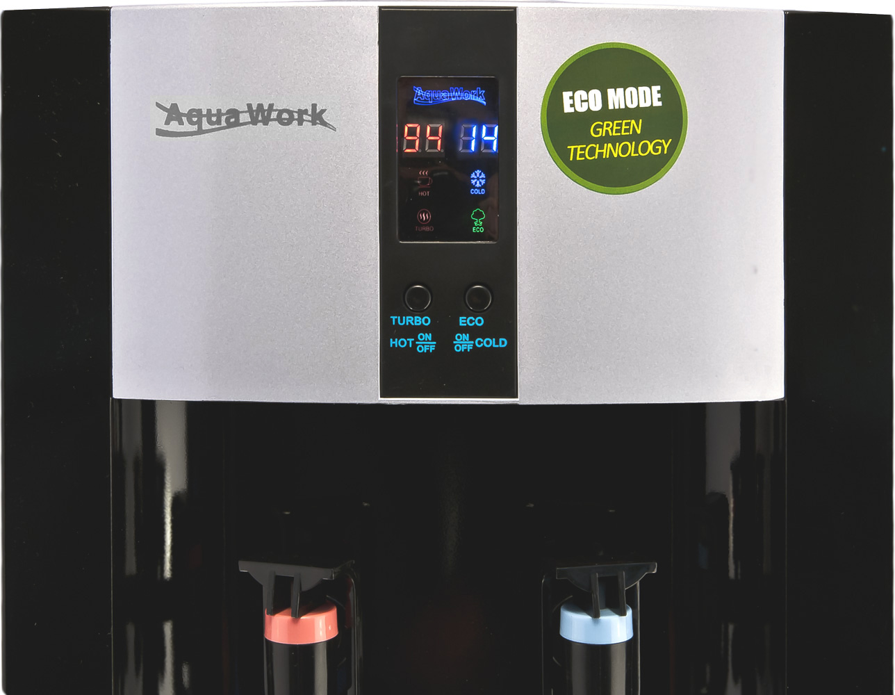 Кулер для воды Aqua Work 16-LD/EN-ST черный электронный с системой турбонагрева