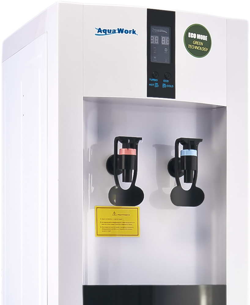 Кулер для воды Aqua Work 16-LD/EN-ST белый электронный с системой турбонагрева